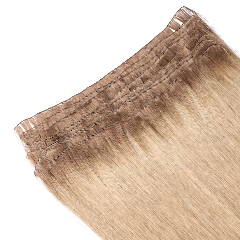 # ASPEN BLONDE West European Hand Tied Extensions With Cut Points