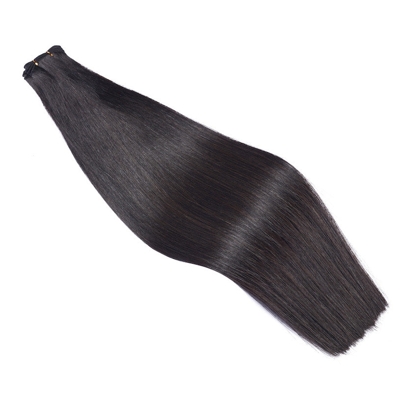 # 1B West European Hand Tied Extensions With Cut Points