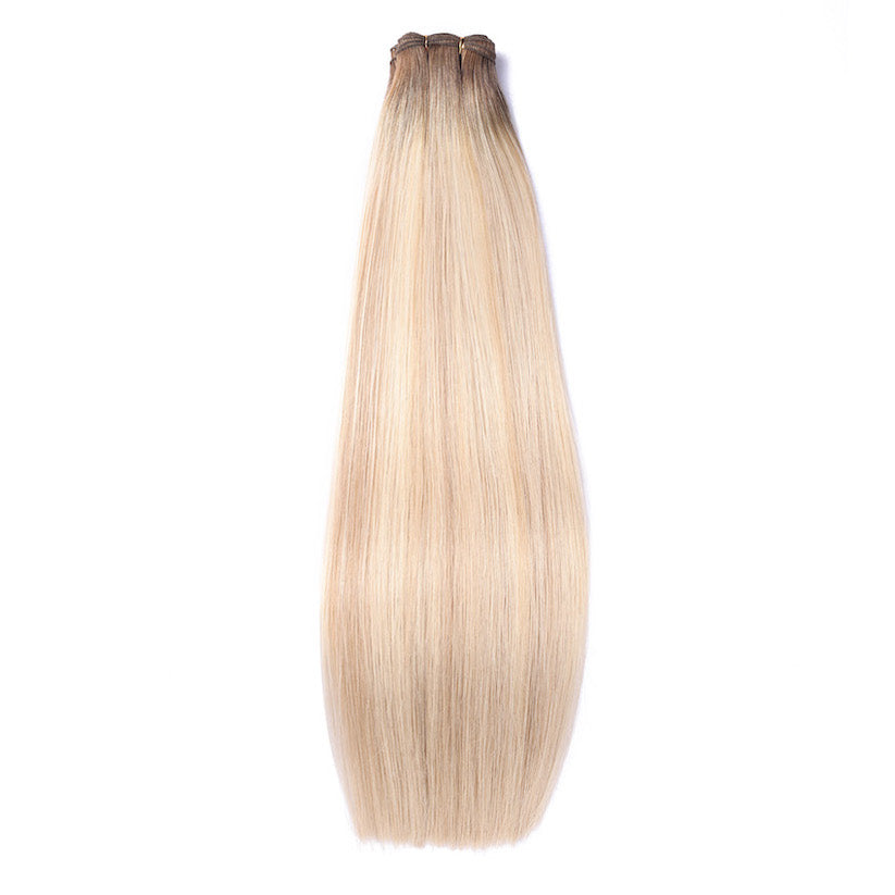 # ASPEN BLONDE West European Hand Tied Extensions With Cut Points