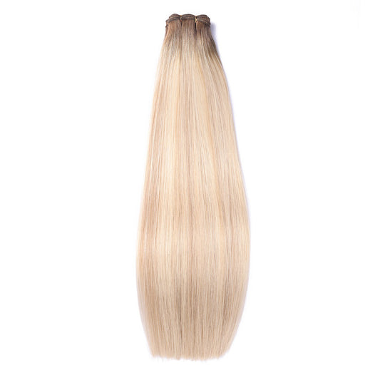 # ASPEN BLONDE West European Hand Tied Extensions With Cut Points