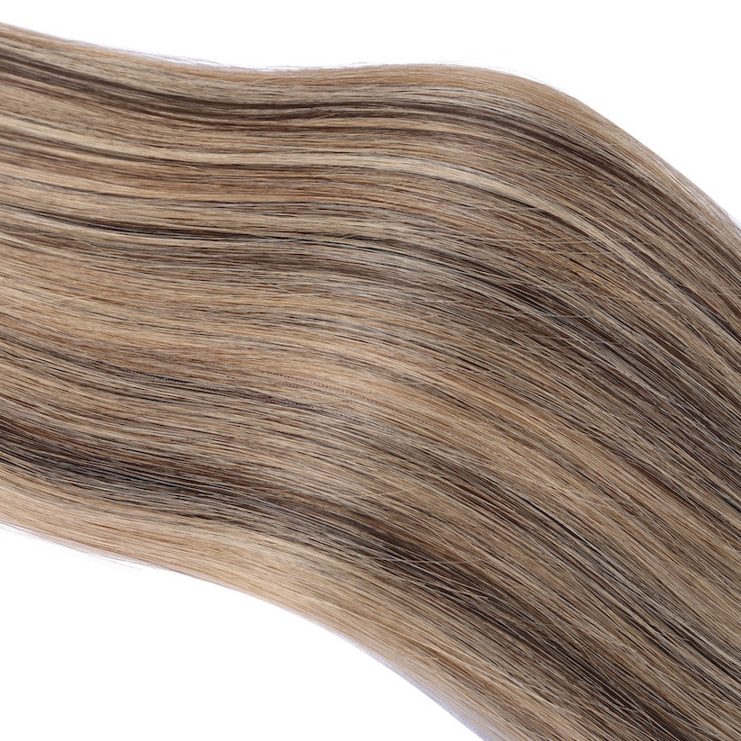 #BROND OMBRE West European Hand Tied Extensions With Cut Points