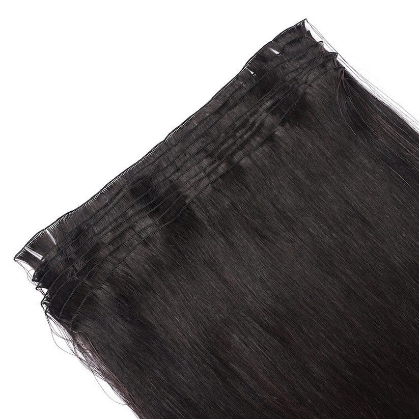 # ASPEN BLONDE West European Hand Tied Extensions With Cut Points