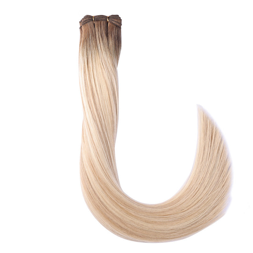 # ASPEN BLONDE West European Hand Tied Extensions With Cut Points